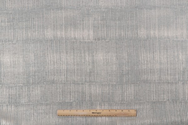 Mirella Stripe Woven Upholstery Fabric in Teal/Tan