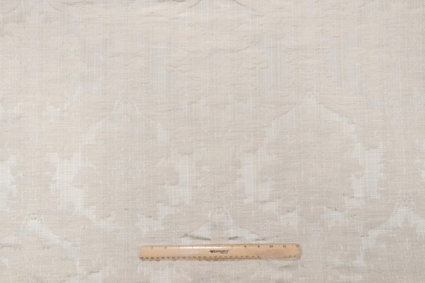 Scalamandre Damasco Vestuvia Woven Decorator Fabric in Off-White