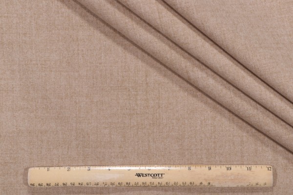 Solid Brushed Decorator Fabric in Khaki