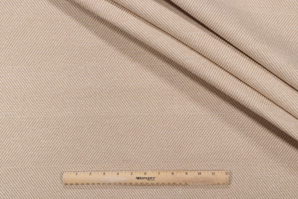 Club Woven Upholstery Fabric in Oatmeal