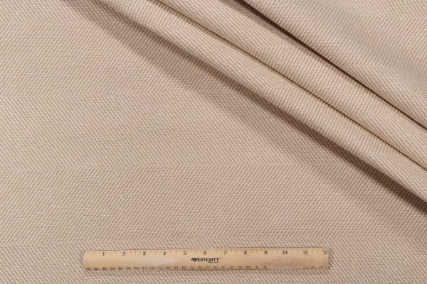 Club Woven Upholstery Fabric in Oatmeal