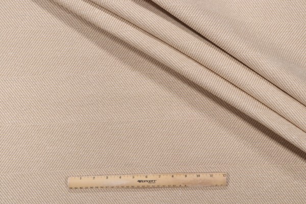 Club Woven Upholstery Fabric in Oatmeal
