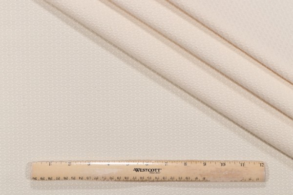 Scalamandre Rombos Beatriz Woven Upholstery Fabric in White
