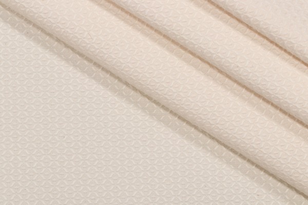 Scalamandre Rombos Beatriz Woven Upholstery Fabric in White