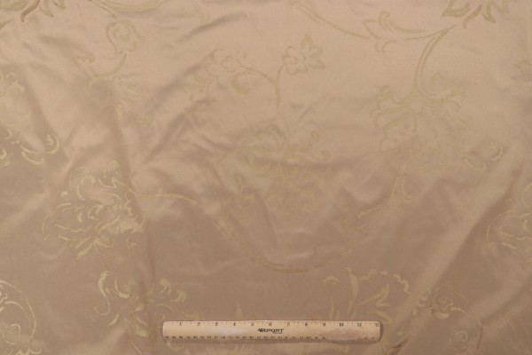 Scalamandre Palmyre Printed Drapery Fabric in Vieil Or