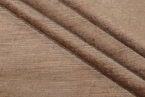 Scalamandre Guinevere Velvet Upholstery Fabric in Caramel