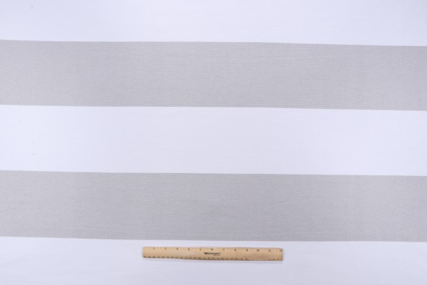 Stripe Woven Upholstery Fabric in Granite