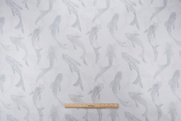 Regal Fabrics Saco Printed Polyester Outdoor Fabric in Fog