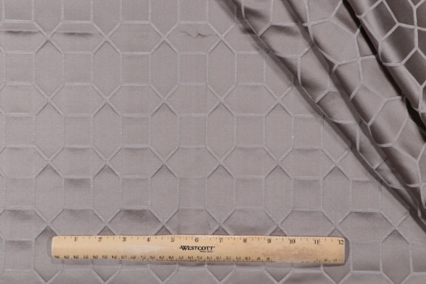 Richloom Hyde Woven Decorator Fabric in Silver