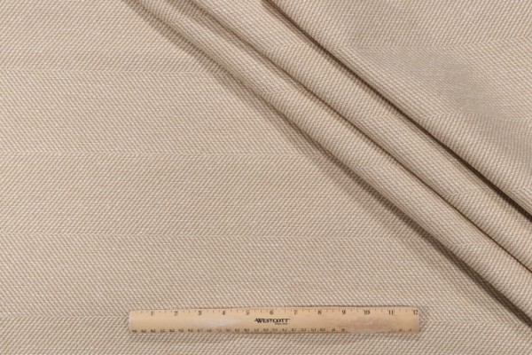 Club Woven Upholstery Fabric in Oatmeal