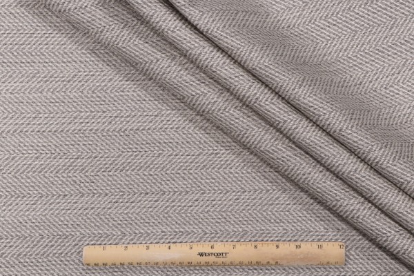 1 Yard Sunbrella Posh 44157-0013 Woven Solution Dyed Acrylic Outdoor Fabric in Ash