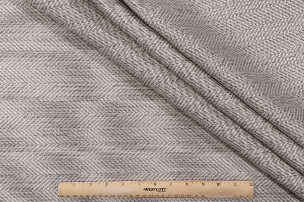 1 Yard Sunbrella Posh 44157-0013 Woven Solution Dyed Acrylic Outdoor Fabric in Ash