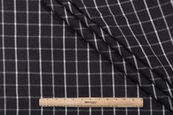 P Kaufmann Sidney Woven Upholstery Fabric in Graphite 