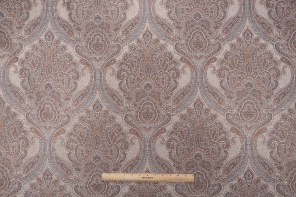 Laos Woven Upholstery Fabric in Multi on Natural 
