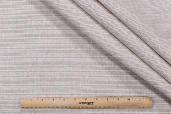 Zeller Woven Chenille Upholstery Fabric in Sand 