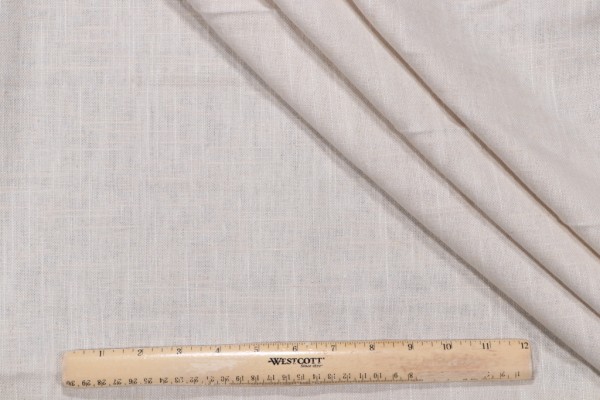 Covington Jefferson Linen Woven Drapery Fabric in Stonewash