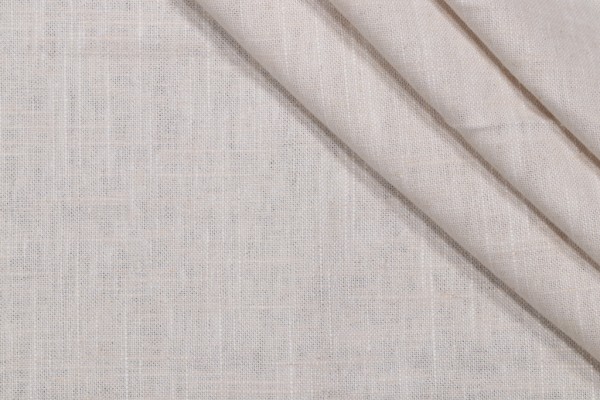 Covington Jefferson Linen Woven Drapery Fabric in Stonewash