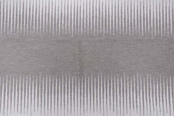 Carmina Stripe Woven Upholstery Fabric in Ash