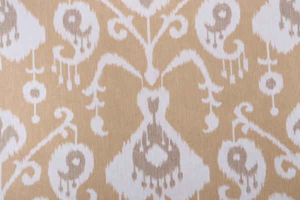 Magnolia Home Java Printed Cotton Drapery Fabric in Barley 