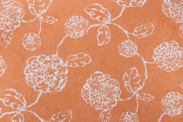 Magnolia Home Adele Printed Cotton Drapery Fabric in Tango 