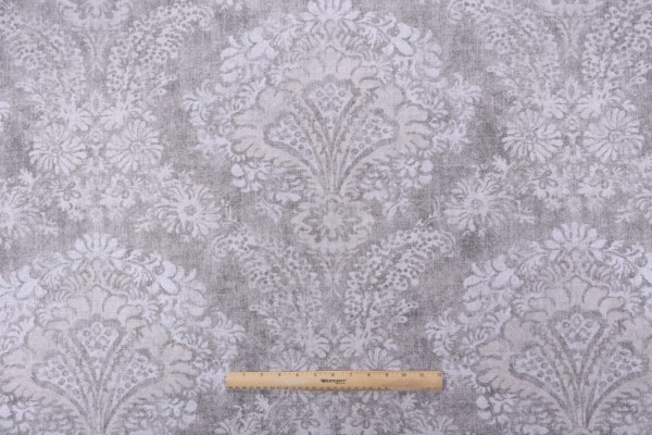 Magnolia Home Hamilton Printed Cotton Drapery Fabric in Stone 