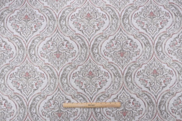 Magnolia Home Marsala Printed Cotton Drapery Fabric in Blush 