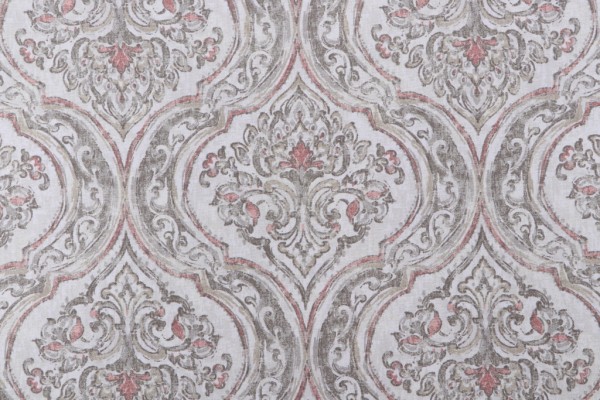 Magnolia Home Marsala Printed Cotton Drapery Fabric in Blush 