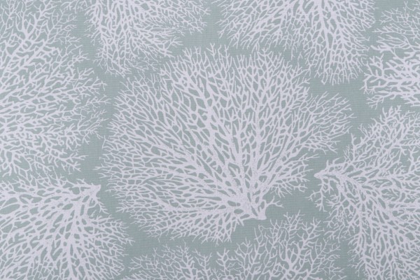 Magnolia Home Ariel Printed Cotton Drapery Fabric in Spa 