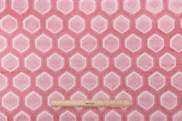 Hamilton Ruggles Velvet Upholstery Fabric in Melon 