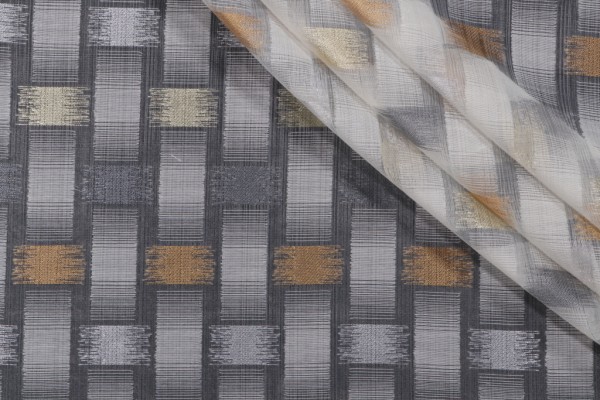 Ray Of Light Sheer Drapery Fabric in Bling