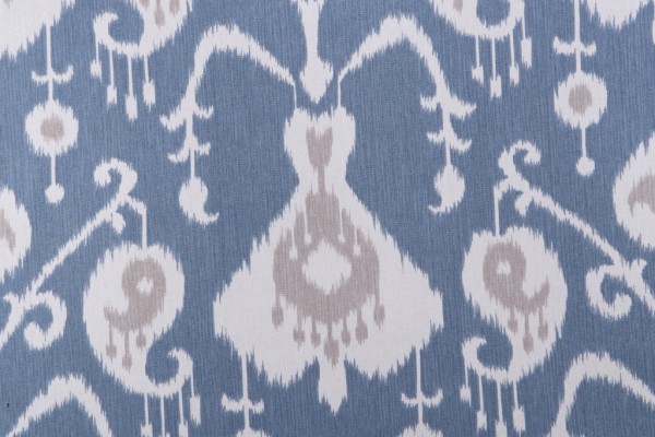 Magnolia Home Java Printed Cotton Drapery Fabric in Yacht