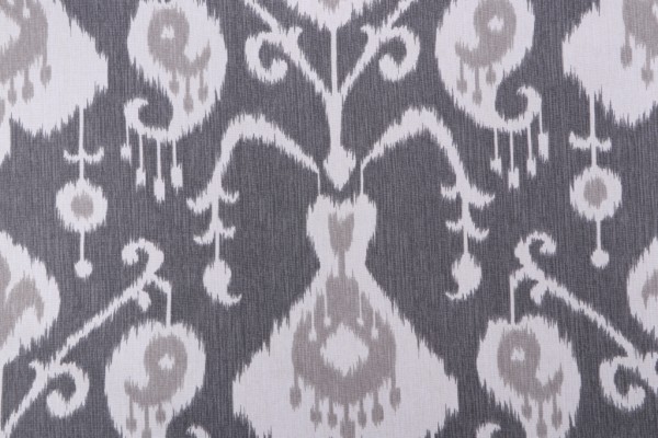 Magnolia Home Java Printed Cotton Drapery Fabric in Pewter