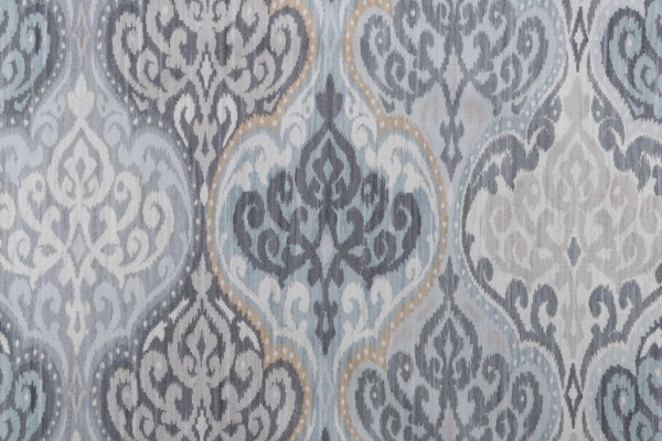 Sample of PK Lifestyles Lunar Sky Printed Cotton Twill Drapery Fabric in Birch 