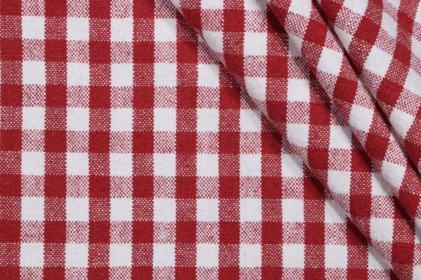 PK Lifestyles Logan Check Woven Upholstery Fabric in Peppermint 