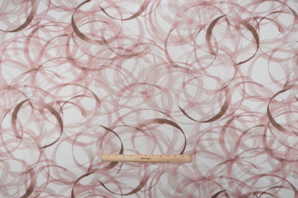 Studio NYC Zawn Printed Cotton Twill Drapery Fabric in Chiffon 