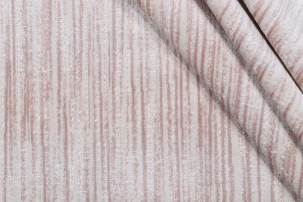 PK Lifestyles Velvety Strie Velvet Upholstery Fabric in Smokey Amethyst 