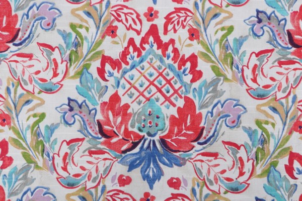 Kelly Ripa Home Flying Colors Printed Cotton Drapery Fabric in Confetti 