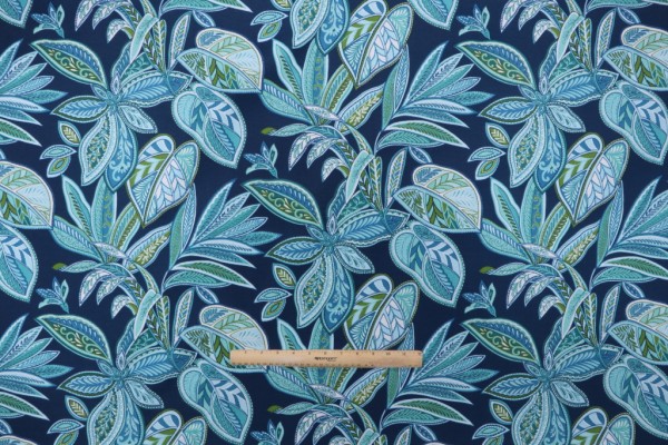 Click for Richloom Crestwood Printed Polyester Outdoor Fabric in Marine  Richloom Crestwood Printed Polyester Outdoor Fabric in Marine