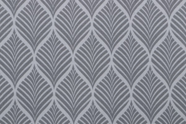 Sample of Richloom Fenbrook Printed Polyester Outdoor Fabric in Pebble 