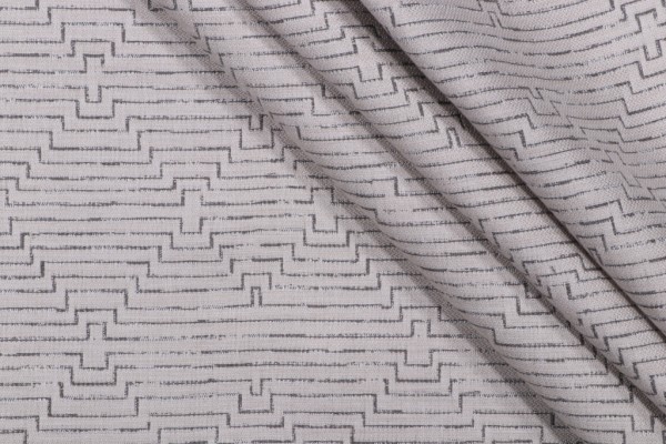 Sample of Sunbrella Amalia Woven Solution Dyed Acrylic Outdoor Fabric in Stone 