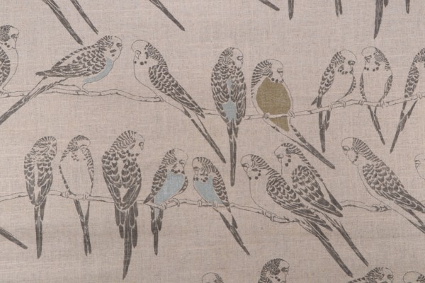 Click for Waverly Retweet Printed Linen Blend Drapery Fabric in Vermeil  Waverly Retweet Printed Linen Blend Drapery Fabric in Vermeil