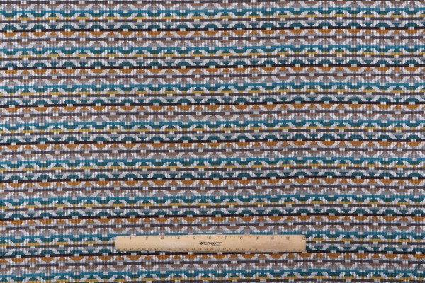 Southwest Stripe Woven Upholstery Fabric in Multi 