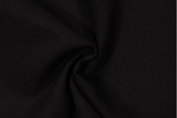 Sunbrella Canvas - Black FF5408- 0000 Woven Yarn Dyed Acrylic Outdoor Fabric