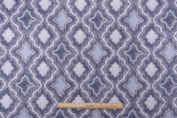 Magnolia Home Milton Printed Cotton Drapery Fabric in Sky