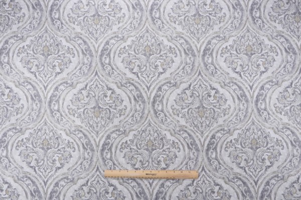 Magnolia Home Marsala Printed Cotton Drapery Fabric in Pebble