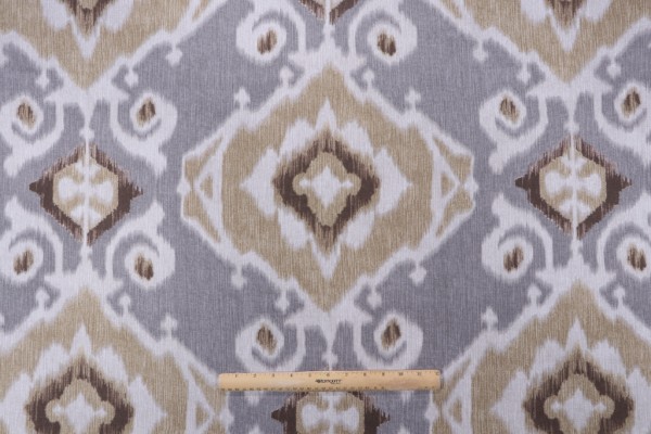 Magnolia Home Delhi Printed Cotton Drapery Fabric in Fossil