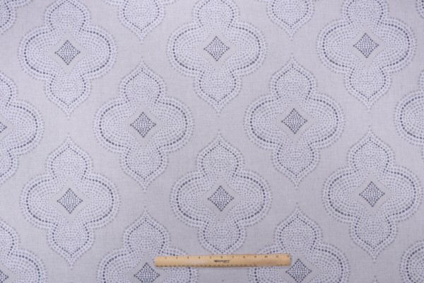 Magnolia Home Alexandria Printed Cotton Drapery Fabric in Linen