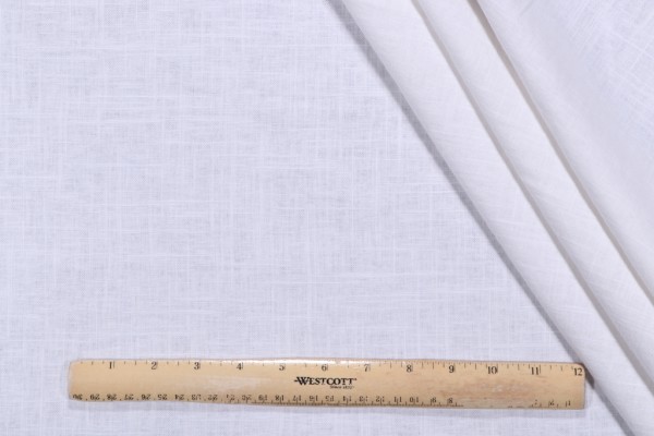 PK Lifestyles Shoreline Woven Drapery Fabric in Snow