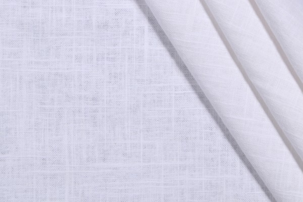 PK Lifestyles Shoreline Woven Drapery Fabric in Snow