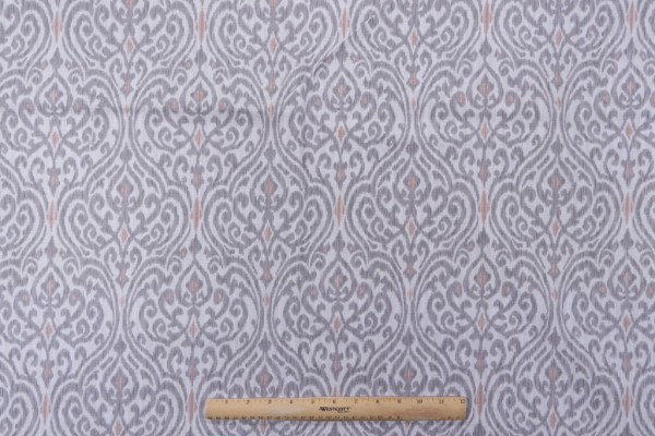 PK Lifestyles Sri Lanka Printed Cotton Drapery Fabric in Blush